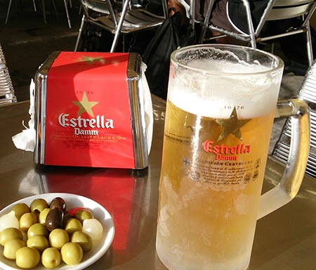 Estrella пиво из Испании